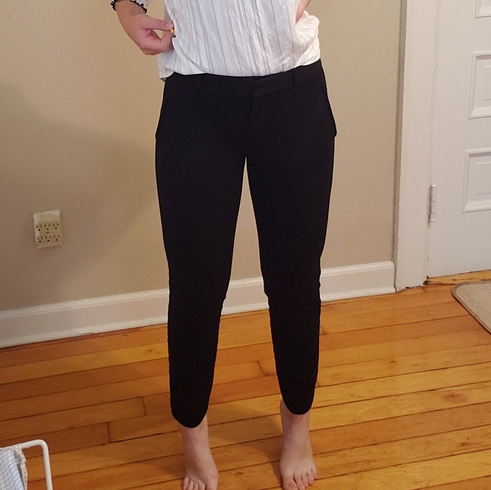 Banana Republic black Ryan trouser